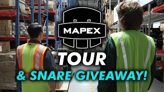 Mapex Tour  Snare Giveaway [upl. by Stargell964]