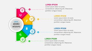 presentaciones profesionales en power point INFOGRAFIA CREATIVA 2023 diseño paso a paso✅ [upl. by Chadd]