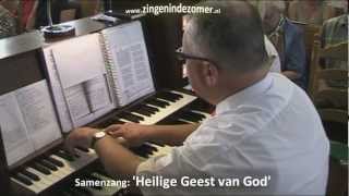 Video Urker Mannenkoor Hallelujah bij Zingen in de Zomer 25 juli 2012 [upl. by Lacy534]