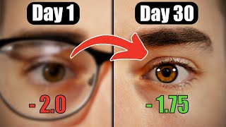 Do Eye Exercises Actually Work I Tried for 30 Days [upl. by Lurleen]