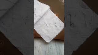 Tissue paper magic name [upl. by Alliuqahs]