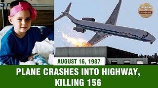 Plane crashes into highway killing 156 August 16 1987 [upl. by Conners8]