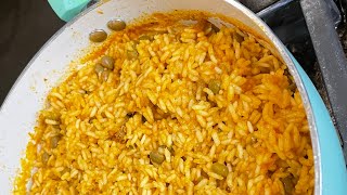 COMO HACER ARROZ CON GANDULES Cocinandoconcarolina1 [upl. by Vary]