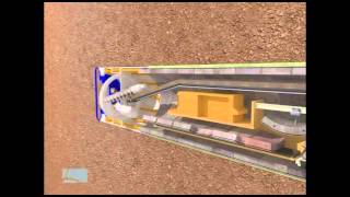 Alaskan Way Viaduct  Tunnel Boring Machine Animation [upl. by Atika755]