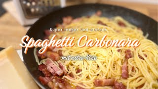 Spaghetti Carbonara selbst gekocht [upl. by Vookles987]