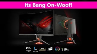 ASUS ROG PG27VQ Curved Gaming Monitor REVIEW 🔥🔥🔥  GSync 1440P 165Hz 1Ms response  Its Epic [upl. by Dominique]