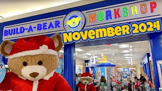 BUILDABEAR WORKSHOP🧸NOVEMBER 2024 SHOP WITH ME🎁HOLIDAY BEARS AND MUCH MORE🎅 [upl. by Norda631]