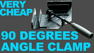 Making 90 degrees angle clamp DIY [upl. by Ellehcyar]