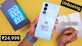 OnePlus Nord CE4 Unboxing amp First Impression  Phone is Here [upl. by Towny]