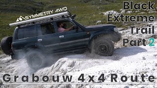 GRABOUW 4x4 Black Extreme Route EPIC InDepth Part2 Toyota LandCruiser 80 SeriesJeep Cherokee XJ [upl. by Lettig968]