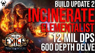 My Aul Smasher  NO METAS HERE  Incinerate of Venting Tank Build Update 2  PoE 324 Necropolis [upl. by Gabrielle]