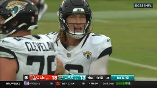 Browns vs Jaguars CRAZY ENDING [upl. by Ynnavoj]