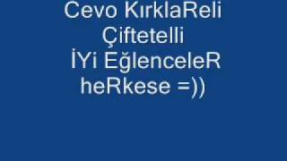 Kırklareli Çiftetelli Cevo [upl. by Eugor]