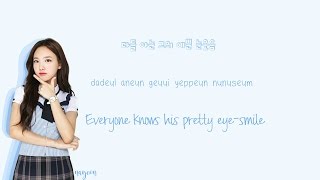 TWICE  Eye Eye Eyes Lyrics HanRomEng Color Coded [upl. by Akinal]