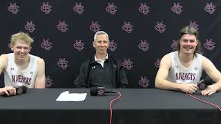 MBB Post Game Interview Colorado Mesa 84 Bowie State 61 [upl. by Serge]