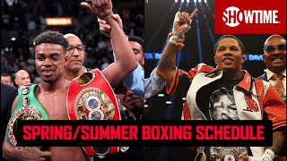 Spring amp Summer Boxing Schedule Announcement  SHOWTIME SPORTS [upl. by Anerhs]