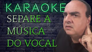 Como Separar a Voz da Música EM VÍDEO OU TRILHA SONORA PROGRAMA GRÁTIS E MUITO FÁCIL [upl. by Luca]