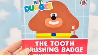 HEY DUGGEE The Tooth Brushing Badge Board Book Story Read Aloud [upl. by Enenstein]