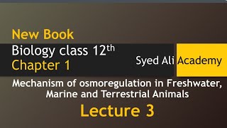 mechanism of osmoregulation in freshwater marine and terrestrial animals  homeostasis  Sindh board [upl. by Yseulta909]