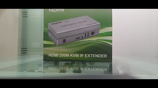 KVM Extender 200mtr  Connection guide for beginners [upl. by Treulich484]