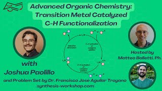 Advanced Organic Chemistry Transition Metal Catalyzed C–H Functionalization [upl. by Agbogla237]