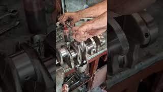 Connecting rod bearing setting 🧑‍🔧🚘 [upl. by Diego]