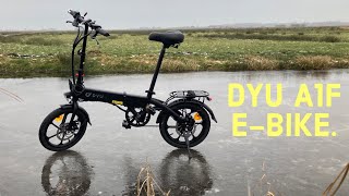 DYU A1F EBike review [upl. by Nwonknu]