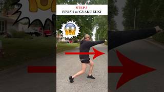 How To Do GYAKU ZUKI in a FIGHT 💥 Shorts Kempo Karate [upl. by Ahcsropal]