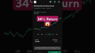 SBI Small Cap Fund Sip Lumpsum Review 2024🤑44℅ Return in 1 Year Holding😱 [upl. by Noroj929]