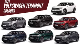 2023 Volkswagen Teramont  All Colors Options  Images  AUTOBICS [upl. by Darrej709]