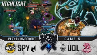 유럽사람들도 좋아하는 kkookbbab  Play in stage day6 HL 1008  2019 Worlds Championship [upl. by Yrebmik]