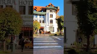 Beautiful Autumn In Sinaia Romania 🇹🇩  Dimitrie Ghica Park sinaia autumninsinai POVBarengHasan [upl. by Bevin]