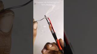 101 Working  Rs5 में Soldering iron  Make A Soldering iron solderingiron shortsvideo shorts [upl. by Atcele880]