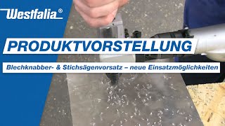 Westfalia Blechknabber und Stichsägen Vorsatz [upl. by Ariek]