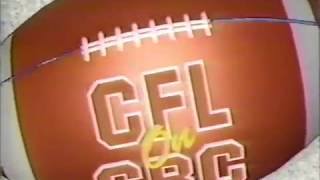 1989 CFL Ottawa Rough Riders  Saskatchewan Roughriders part 2 [upl. by Placidia]