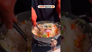 Patta gobhi ka biryani streetfood food funny [upl. by Annaicul438]