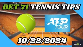 Tennis Picks and Predictions 102224 [upl. by Yennej]