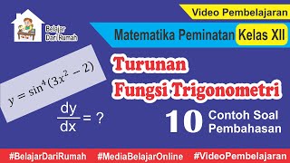 Turunan Fungsi Trigonometri Kelas 12 Matematika Peminatan [upl. by Earised985]