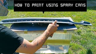 How to Paint Your Car using Rattle cans Paintjob [upl. by Repotsirhc388]