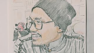 DRAWING WAJAH SALAH SATU VIEWER [upl. by Ennaeilsel]