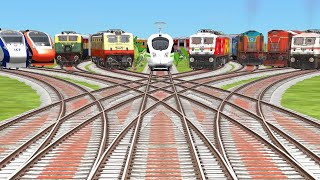 Railroad Crossing Animation  indian train simulator 2024 gameplay  steam train videos [upl. by Danna]