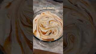 Salted Caramel No Churn Ice Cream shorts easy Philly Foodie [upl. by Erich]