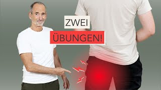 IschiasSchmerzen Versuche diese 2 Übungen [upl. by Ahselrac]