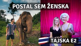 Mesto CHIANG MAI  Sloni kabaret in templji  Tajska Vlog 2 [upl. by Gilbertine]