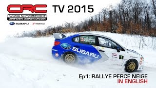 CRC TV 2015 Rallye Perce Neige  ENGLISH [upl. by Lynnell]