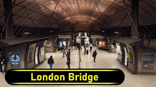 Tube Station London Bridge  London 🇬🇧  Walkthrough 🚶 [upl. by Lynn]