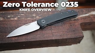 Zero Tolerance 0235 Slip Joint Knife  5Minute Review  Atlantic Knife [upl. by Pattie]