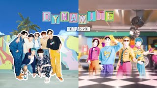 JUST DANCE 2023  Dynamite by BTS Choreography comparison [upl. by Mikkel437]