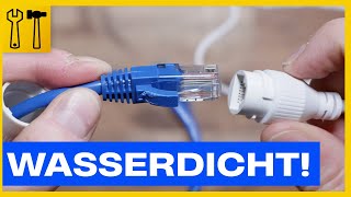 Netzwerkkabel abdichten in 1 Minute [upl. by Fox]