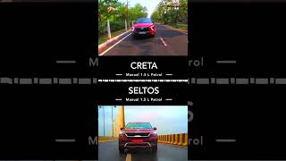 CRETA VS SELTOS 🔥1 Minute Review 🔥 Ask CARGURU [upl. by Dichy458]